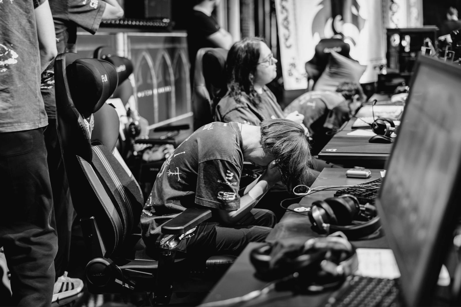Donk looking sad at IEM Cologne 2026 to indicate spirit not being happy