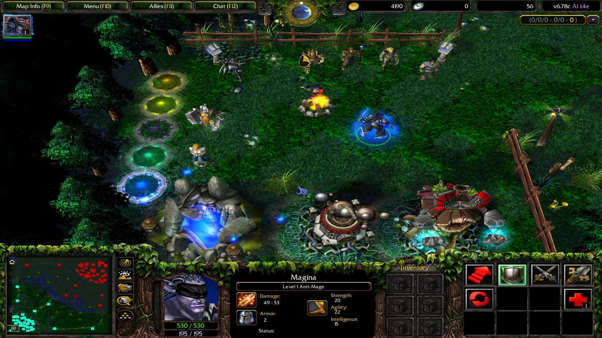 DotA Sentinel layout